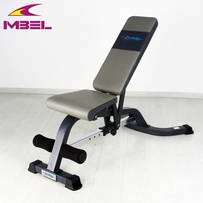 Προσαρμόσιμο εξοπλισμό γυμναστηρίου Ab Sit Up Bench για αποτελεσματικές ασκήσεις Γκρίζο/Μαύρο