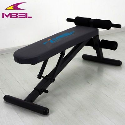 Προσαρμόσιμο εξοπλισμό γυμναστηρίου Ab Sit Up Bench για αποτελεσματικές ασκήσεις Γκρίζο/Μαύρο