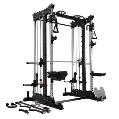 Τσίνγκνταο λιμάνι φόρτωση 3 σε 1 Combo Power Rack με Smith Machine λειτουργία προσαρμοσμένη