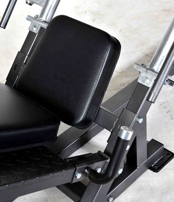 Γκρι/Μαύρο Gym Leg Press Hack Squat Machine LCL Υποστήριξη Ρυθμικότητα