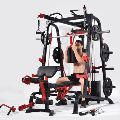 Άνδρες 70 Μονάδα 9010DE Bodybuilding Fitness Μηχανή γυμναστήριο Smith Μηχανή με βάρος στοίβα