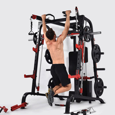Άνδρες 70 Μονάδα 9010DE Bodybuilding Fitness Μηχανή γυμναστήριο Smith Μηχανή με βάρος στοίβα