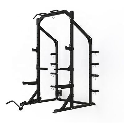Πολυλειτουργικός εκπαιδευτής Smith Machine Cable Crossover Gym με και Grey/Black Design