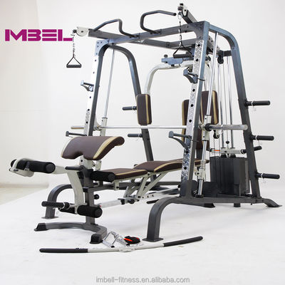 Τελικό εξοπλισμό γυμναστικής Smith Machine με NW 152kgs σε γκρι / μαύρο
