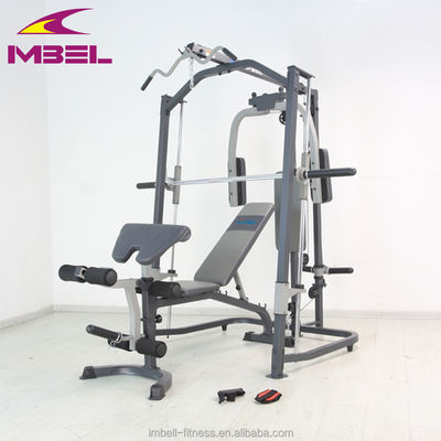 Τελικό εξοπλισμό γυμναστικής Smith Machine με NW 152kgs σε γκρι / μαύρο