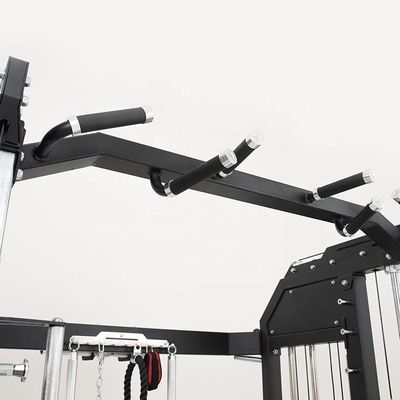 Ελαφρύ γκρι Smith Machine Όλο σε ένα εξοπλισμό γυμναστηρίου με βάρη στοίβες Mutli λειτουργία Στάση γυμναστηρίου στο σπίτι