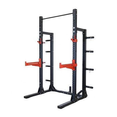 Κεντρικό πλαίσιο τετραγωνικό σωλήνα 75x75x3.0 mm Ελαφρύ γκρι ράφι ισχύος για εμπορικό bodybuilding