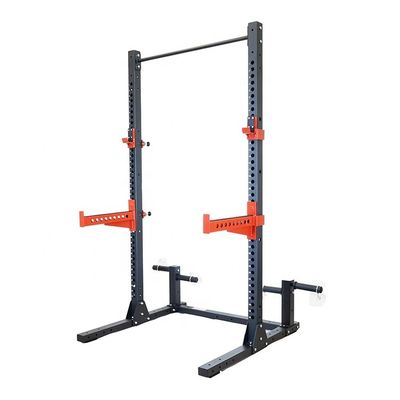 Κεντρικό πλαίσιο τετραγωνικό σωλήνα 75x75x3.0 mm Ελαφρύ γκρι ράφι ισχύος για εμπορικό bodybuilding