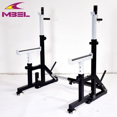 ΓΡΑΙΟ/ΜΑΛΑΚΟ Σκουπισμένο Power Fitness Rack Ενσωματωμένο γυμναστήριο για εξοικονόμηση χώρου