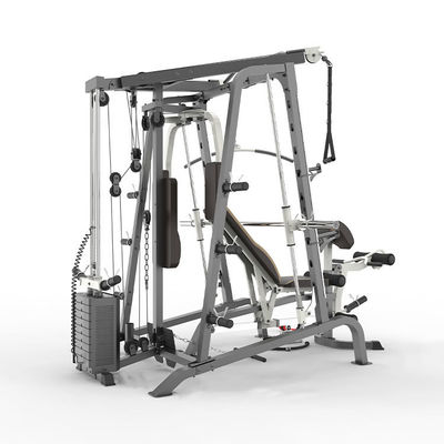 55kg Πολυλειτουργικός εκπαιδευτής Barbell Rack γυμναστήριο εξοπλισμός γυμναστικής Smith Machine για 20 'Container