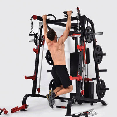Μονάδα εκπαίδευσης πολυλειτουργίας Unisex Smith Machine για το σπίτι και το εμπορικό γυμναστήριο