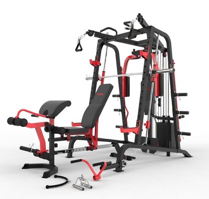Μονάδα εκπαίδευσης πολυλειτουργίας Unisex Smith Machine για το σπίτι και το εμπορικό γυμναστήριο