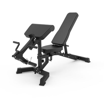 Πολλαπλής χρήσης εξοπλισμός γυμναστικής Utility Bench Machine σε ανοιχτό γκρι για την προπόνησή σας