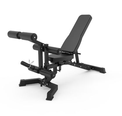 Πολλαπλής χρήσης εξοπλισμός γυμναστικής Utility Bench Machine σε ανοιχτό γκρι για την προπόνησή σας