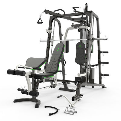 Κανονικό Black Indoor Smith Bench IBL-MMX9010DE με αναδιπλούμενο και ρυθμιζόμενο σχεδιασμό