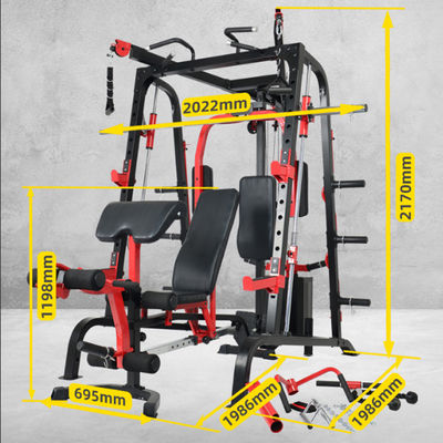 Πολυλειτουργικό Smith Machine Καλύτερο εξοπλισμό γυμναστικής για το σπίτι γυμναστήριο