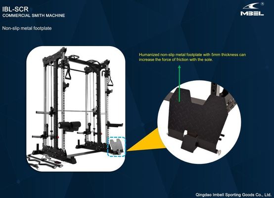 Μονάδα γυμναστικής Unisex πολυλειτουργικό ένα σταθμό εξοπλισμός Squat Rack Smith Μηχανή για γυμναστική
