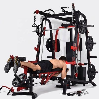 Πολυλειτουργικός εκπαιδευτής με Smith Machine Squat Rack για Unisex προπόνηση δύναμης