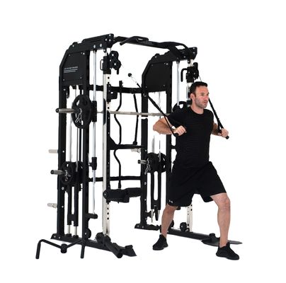 Πολυλειτουργικό εξοπλισμό γυμναστικής Smith Machine λειτουργικός εκπαιδευτής για bodybuilding