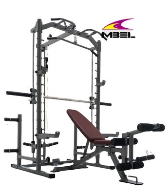 Μονάδα Unisex Bodybuilding Power Squat Rack Smith Μηχανή με σύγχρονα χαρακτηριστικά κατάρτισης