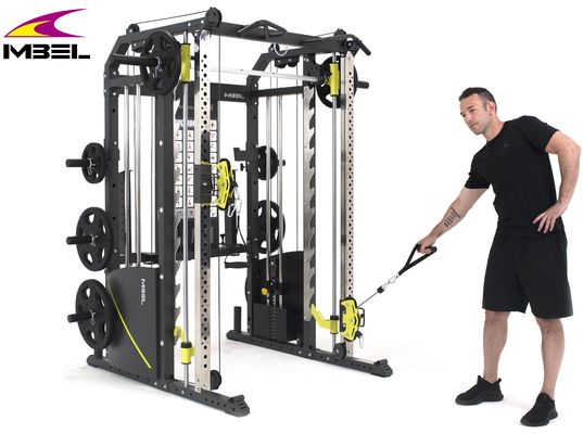 Πλήρης εκπαίδευση Smith Machine για άνδρες N.W. 302.4 KGS Πολυλειτουργικό γυμναστήριο στο σπίτι