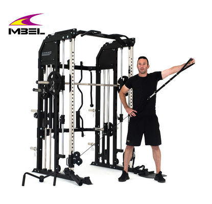 Πολυλειτουργικό κάθισμα κάθοδος Power Rack Smith Machine για εξοπλισμό γυμναστικής στο σπίτι