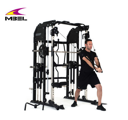 Πολυλειτουργικό κάθισμα κάθοδος Power Rack Smith Machine για εξοπλισμό γυμναστικής στο σπίτι