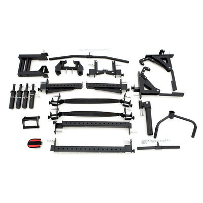 Τυλιζόμενο Barbell Squat Power Rack Κλουβί με Lat Pull Down και 360 Landmine για το γυμναστήριο στο σπίτι