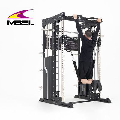 Όλα σε ένα μοντέρνο στυλ Smith Machine Πολυλειτουργικό Squat Rack Λειτουργικός Εκπαιδευτής